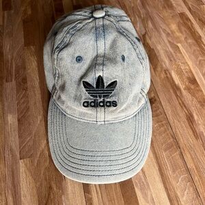 Adidas Blue Denim Cap with Logo